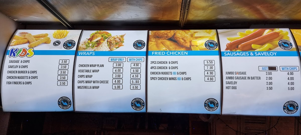 Royal Fish & Chips Menu - Image 3